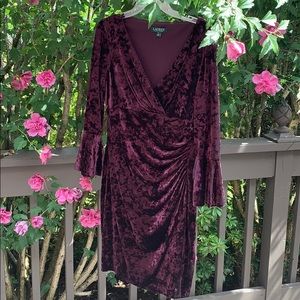 Ralph Lauren sexy dress, stunning purple